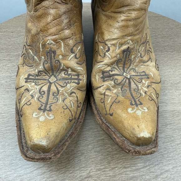 Brown Western Cowboy Boots - Picture 5 of 11